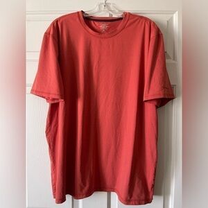 Men's G.H. Bass For Hard Services Coral Salmon color T-shirt size XL